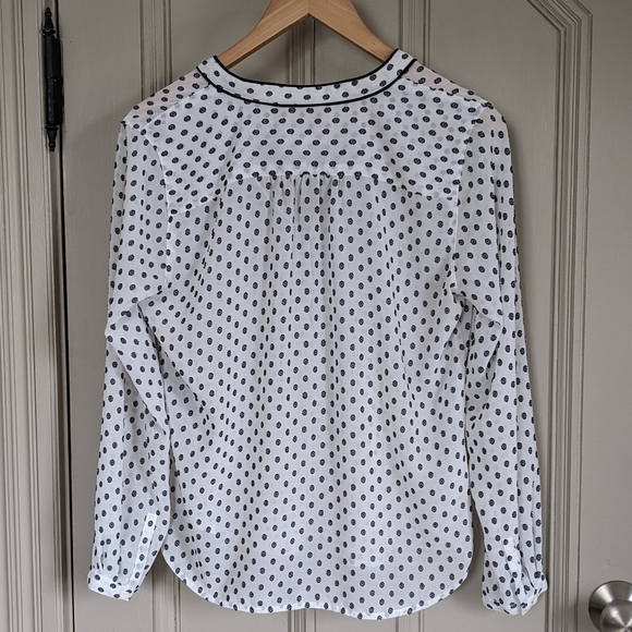 Black & White Blouse - Picture 5 of 6